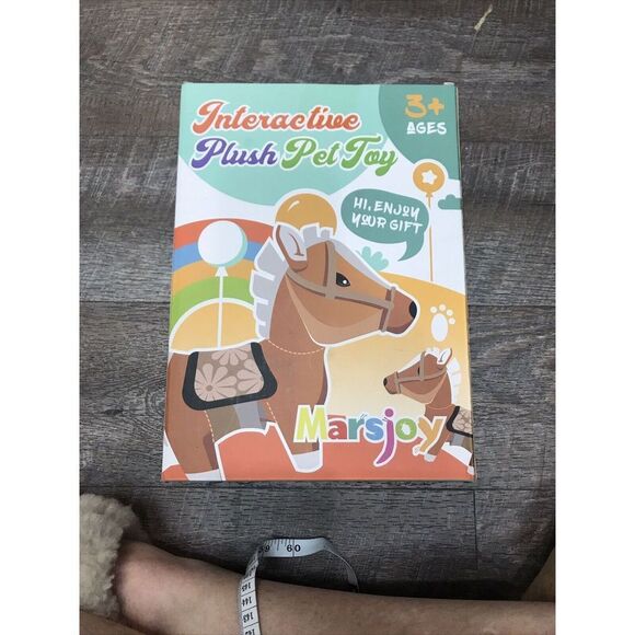 Marsjoy Interactive Plush Brown Horse Toy Talking Singing Leash New - Picture 7 of 7